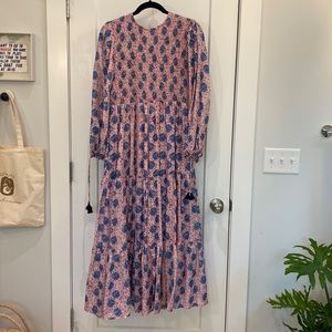 Oliphant smocked dress Versailles Petal